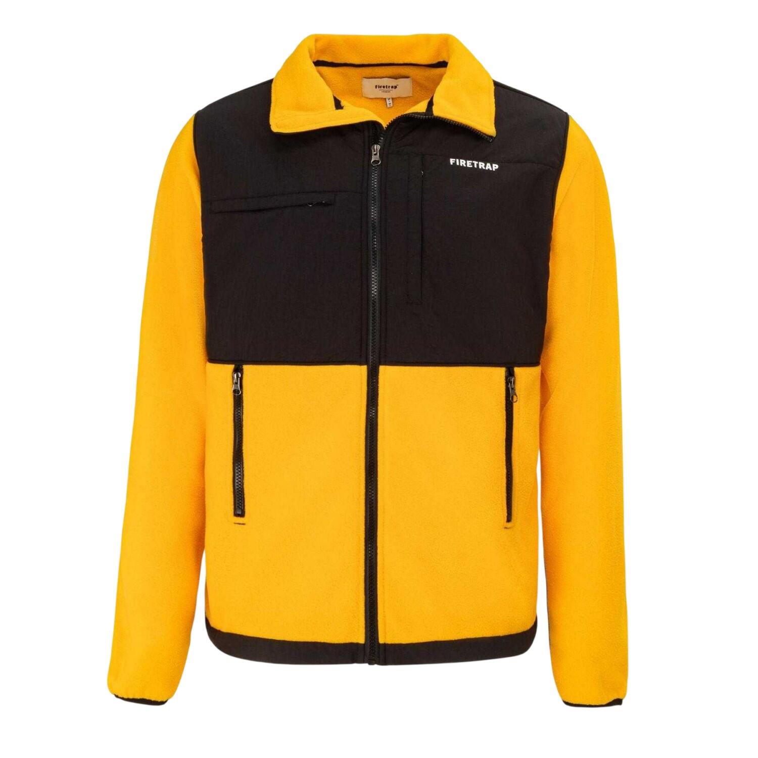 Firetrap Mens Colour Block Fleece Jacket