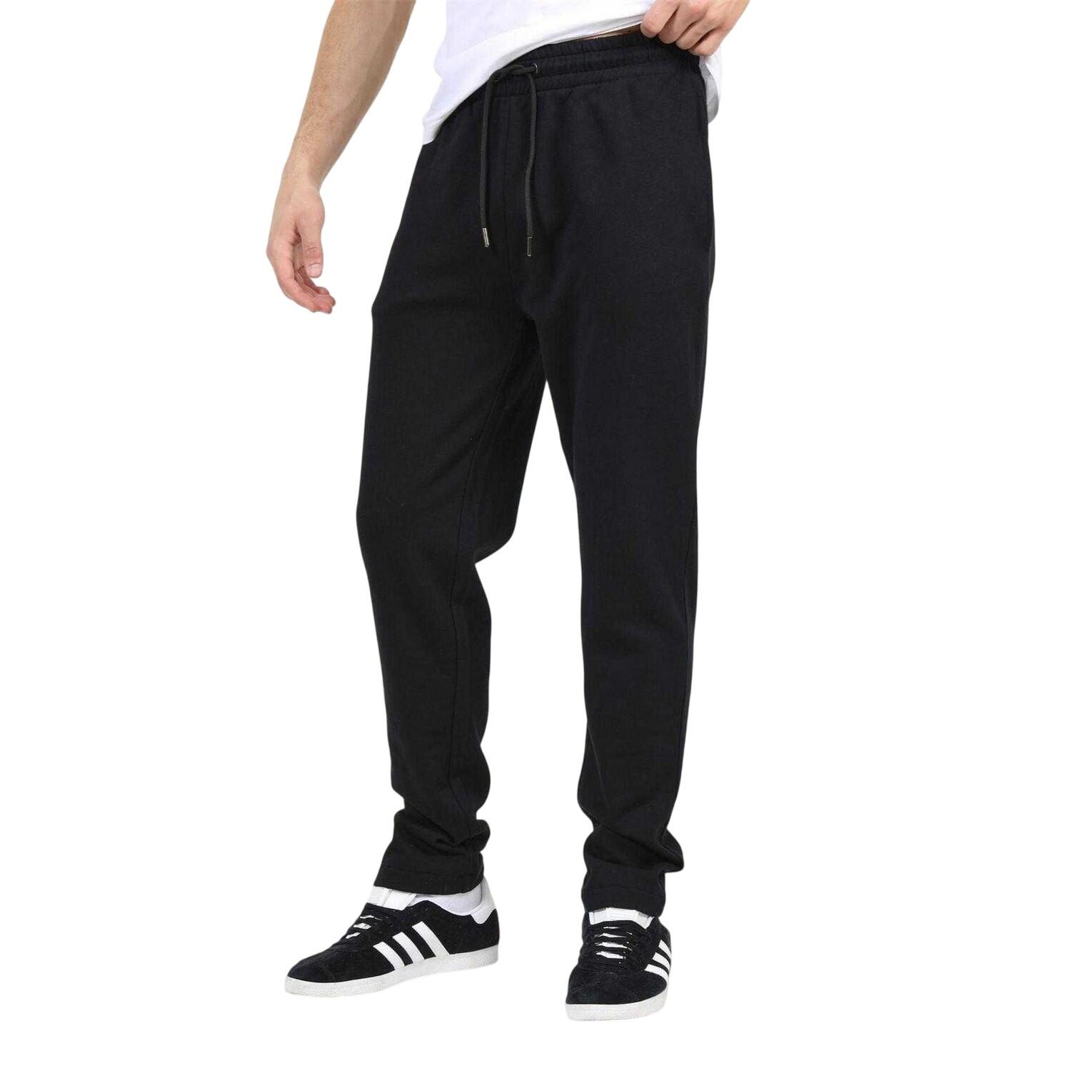 Brave Soul Mens Fleece Open Hem Straight Leg Jogging Bottoms