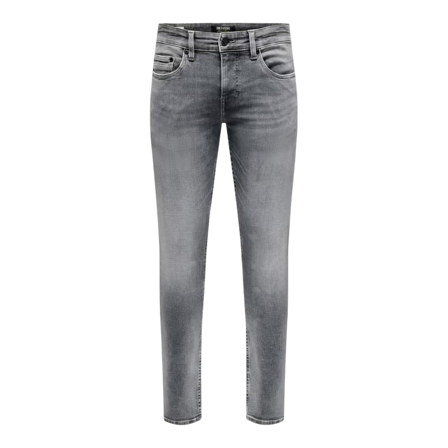 Only Mens Logo 5 Pockets Slim Jeans