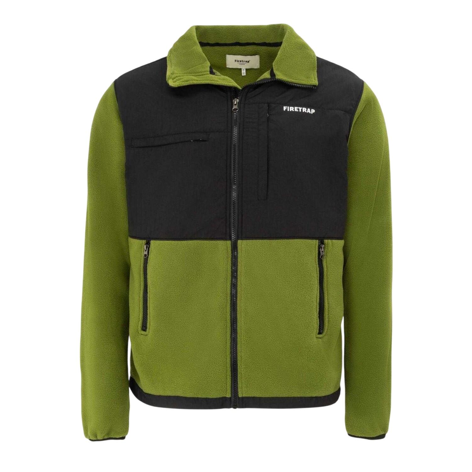 Firetrap Mens Colour Block Fleece Jacket