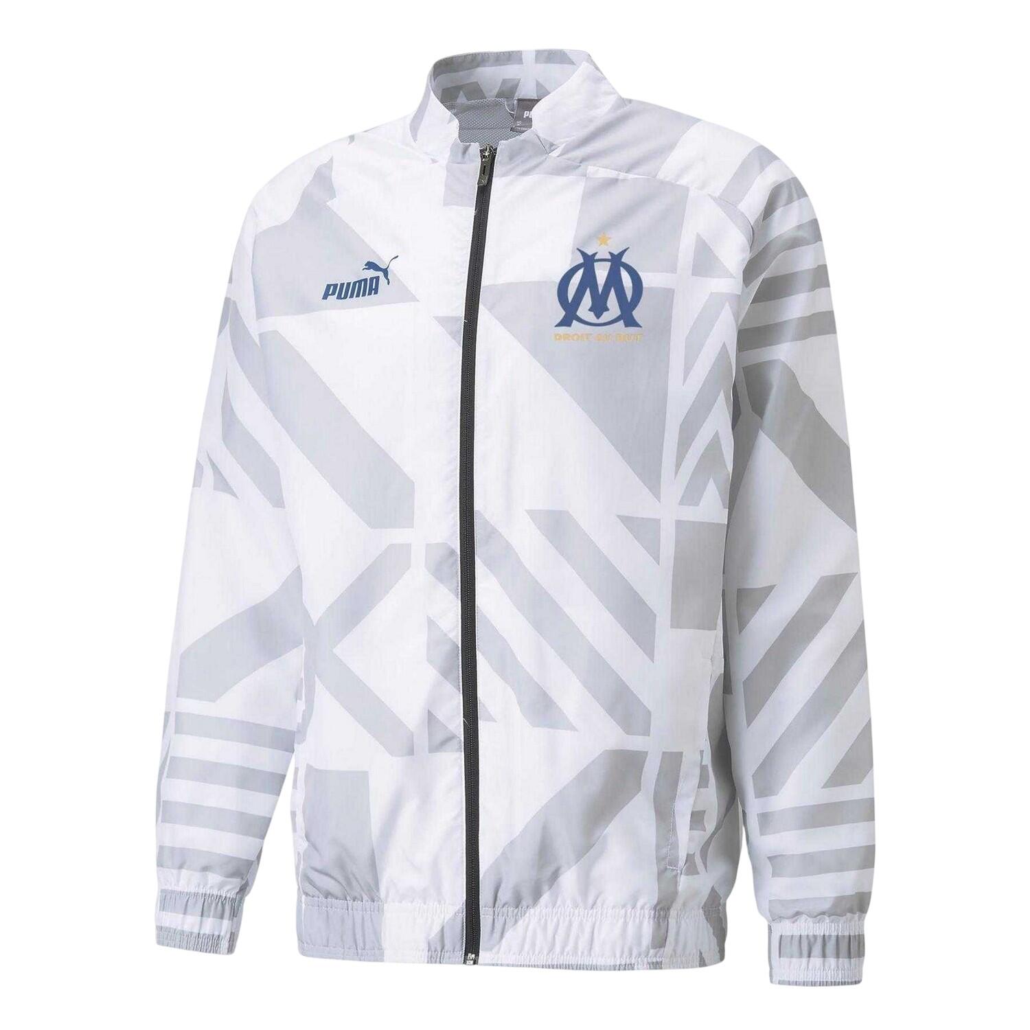 Puma Mens Prematch Olympique De Marseille FC Jacket