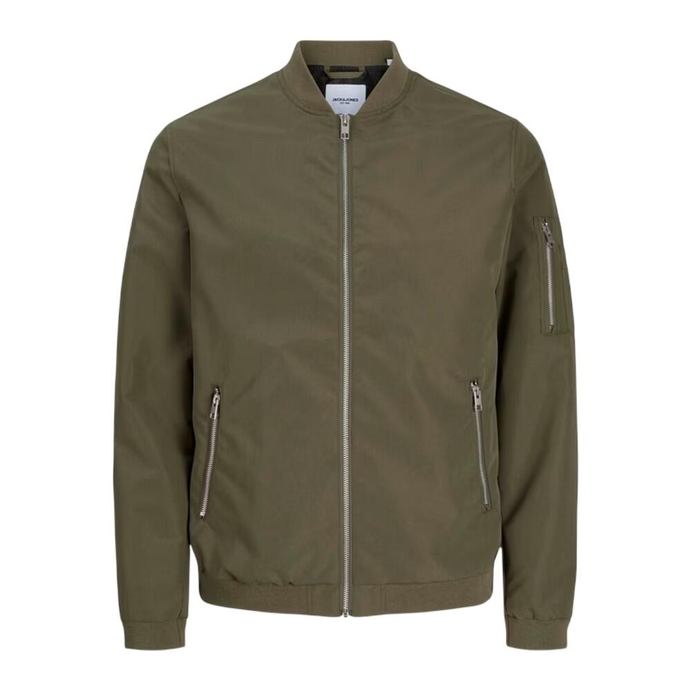 Jack And Jones Mens Water Resistant Long-Sleeved Bomber Jacket