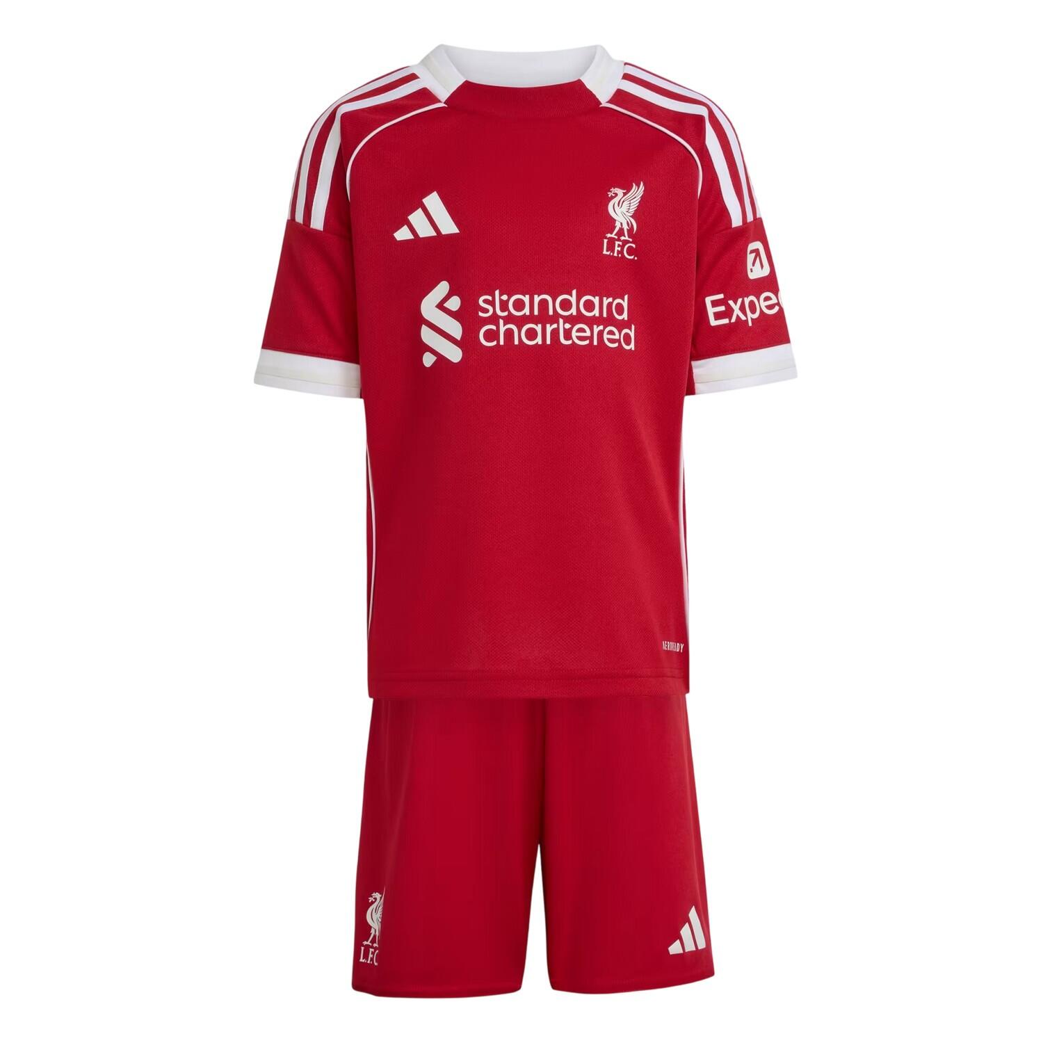 Adidas Childrens/Kids 2025/2026 Liverpool FC Football Kit