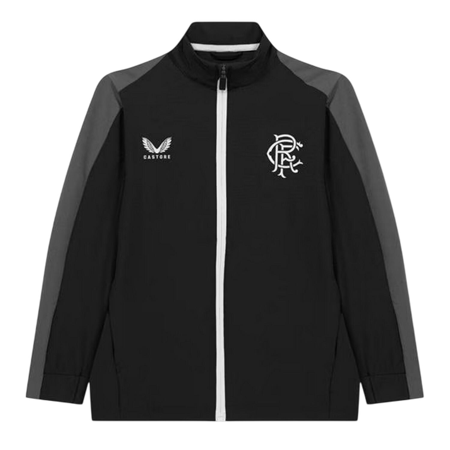 Castore Womens/Ladies Rangers FC Mock Neck Relaxed Fit Track Jacket
