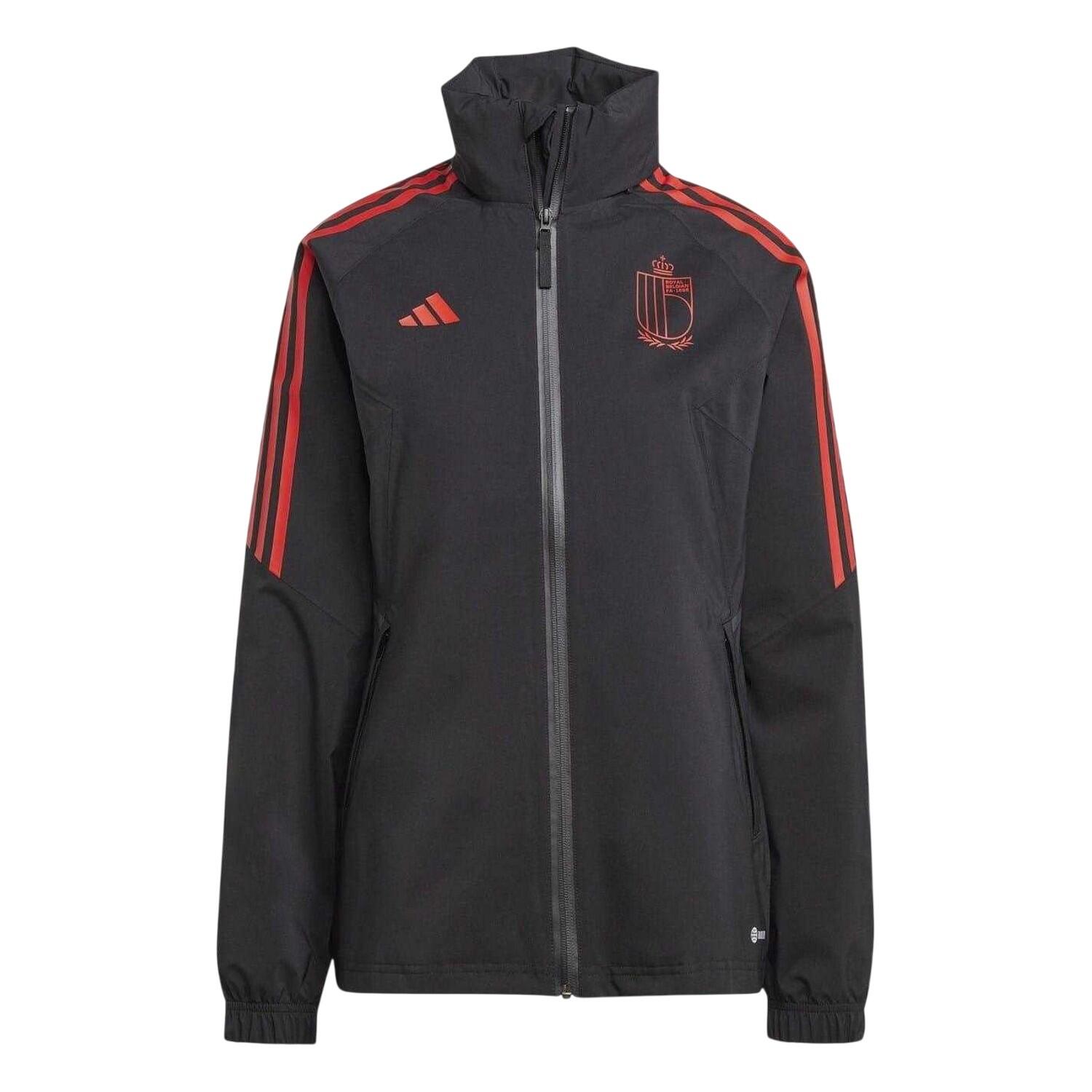 Adidas Womens/Ladies Belgium Stripes Raglan Raincoat