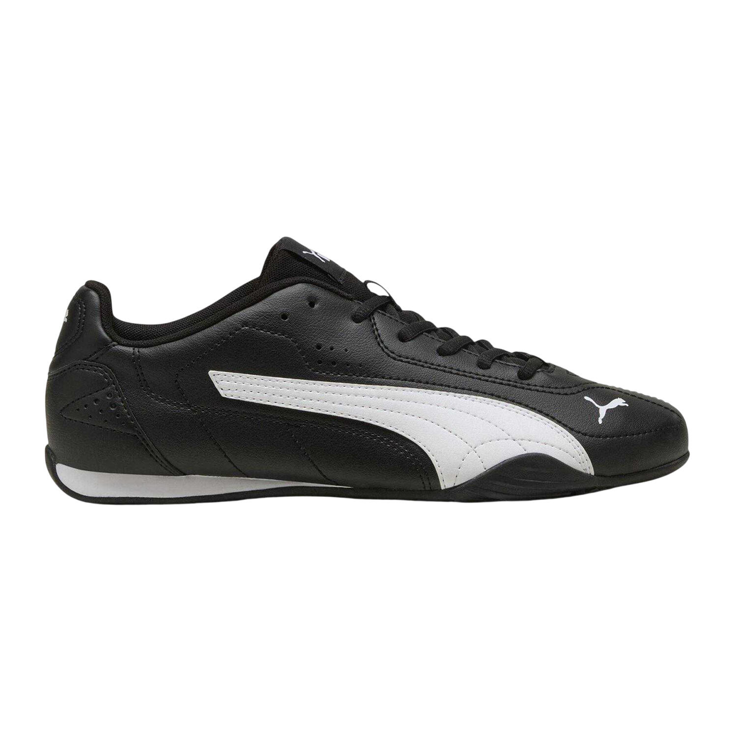 Puma Mens Catch Leather Low Cut Flat Trainers