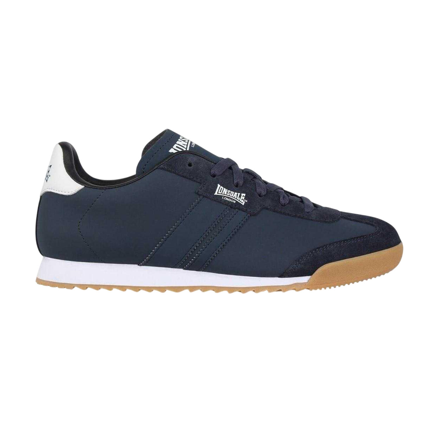 Lonsdale Mens Lambo Side Stripe Trainers