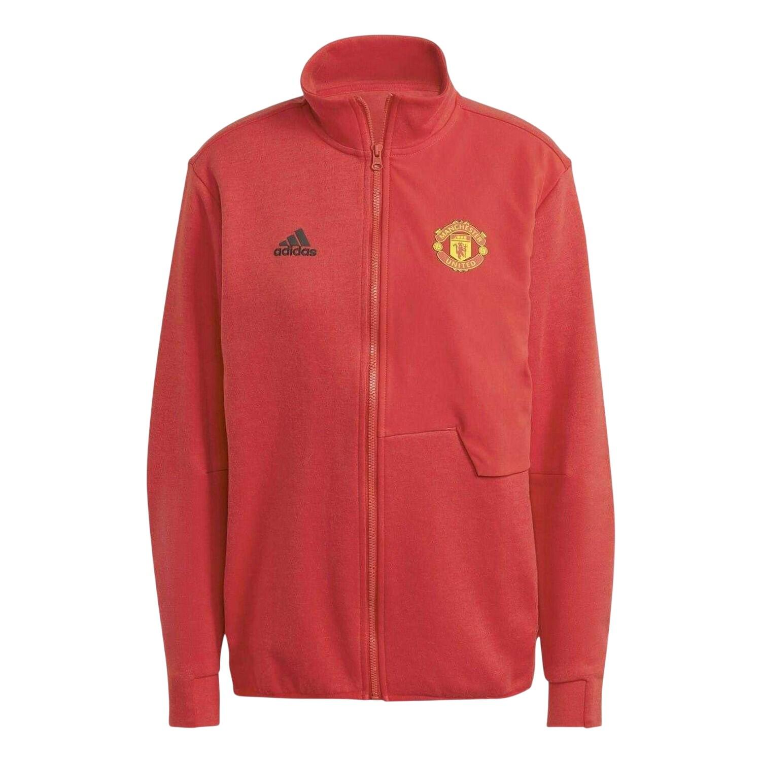Adidas Womens/Ladies Anthem Manchester United FC Track Jacket