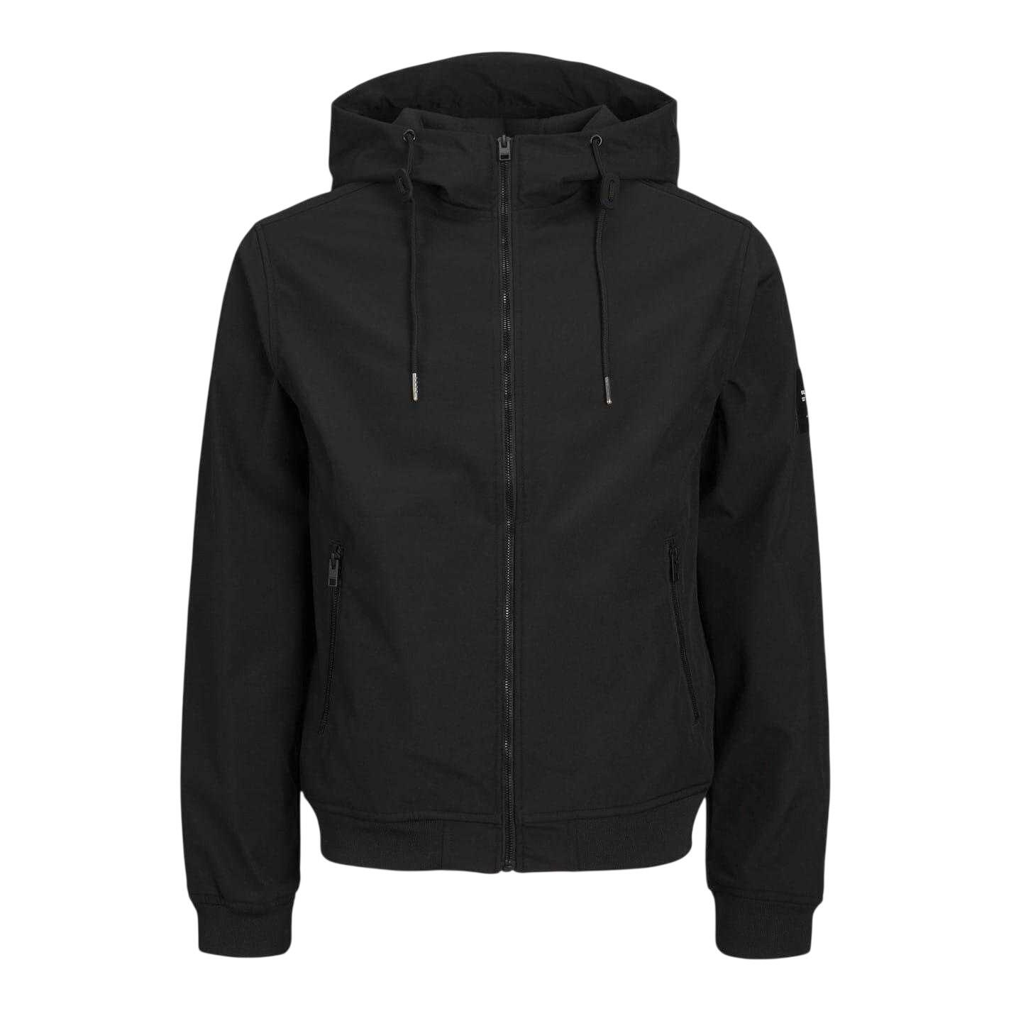 Jack And Jones Mens Hooded Soft Shell Jacket