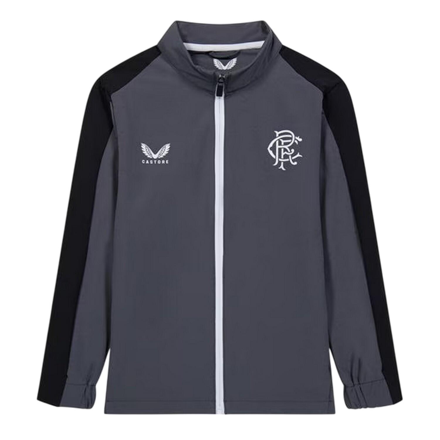 Castore Womens/Ladies Rangers FC Mock Neck Relaxed Fit Track Jacket