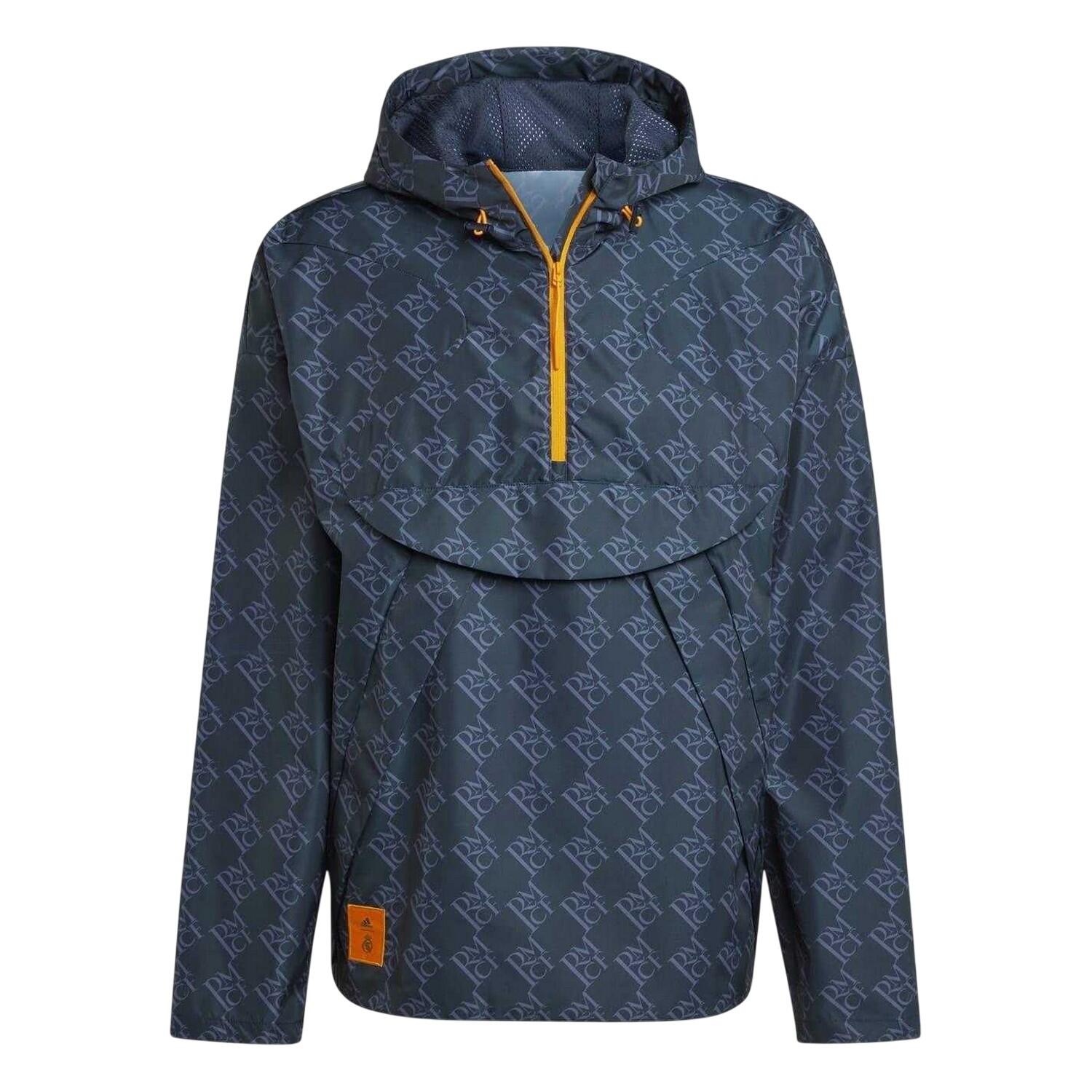Adidas Mens Real Madrid Seasonal Monogram Anorak