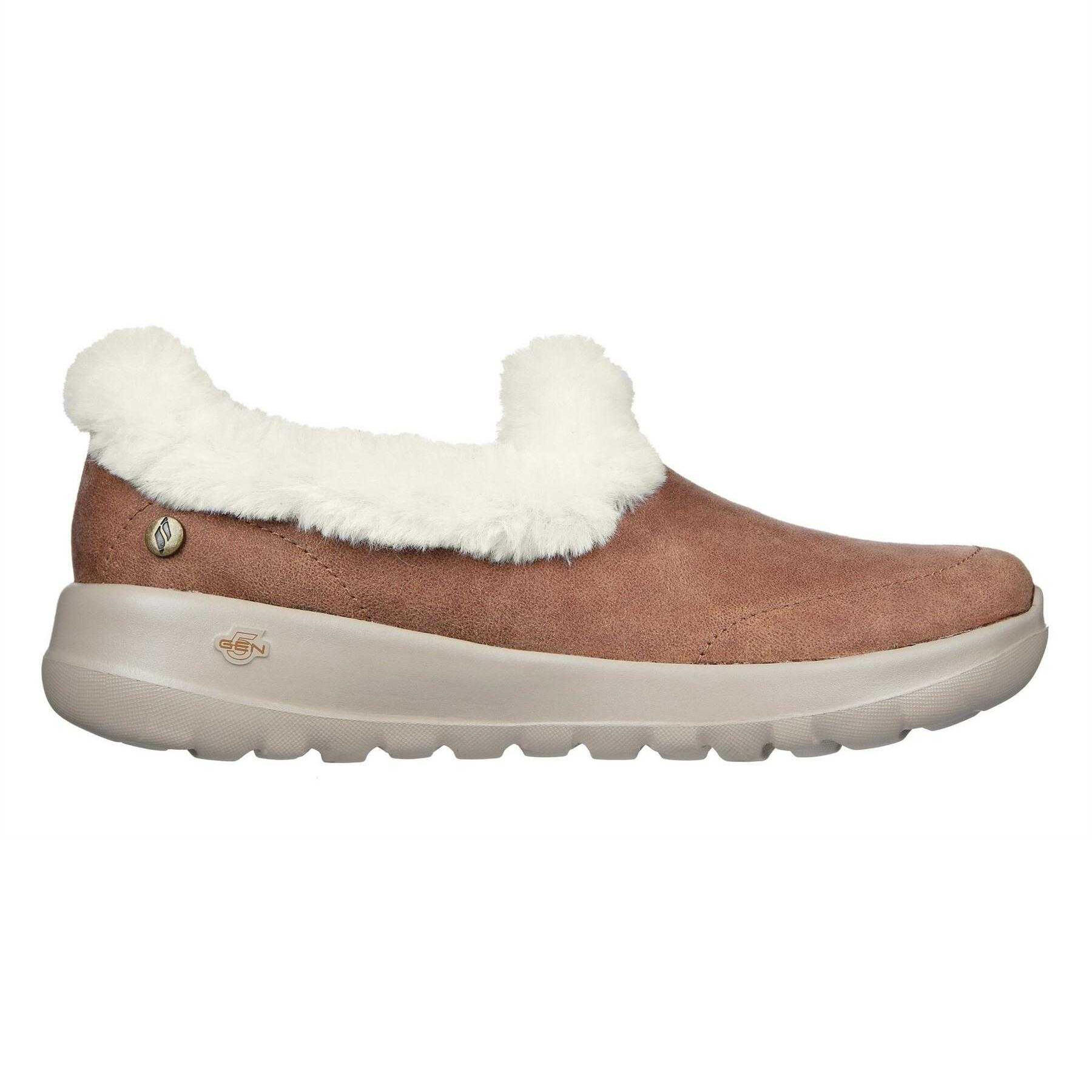 Skechers Womens/Ladies Go Walk Joy Faux Suede Trainers