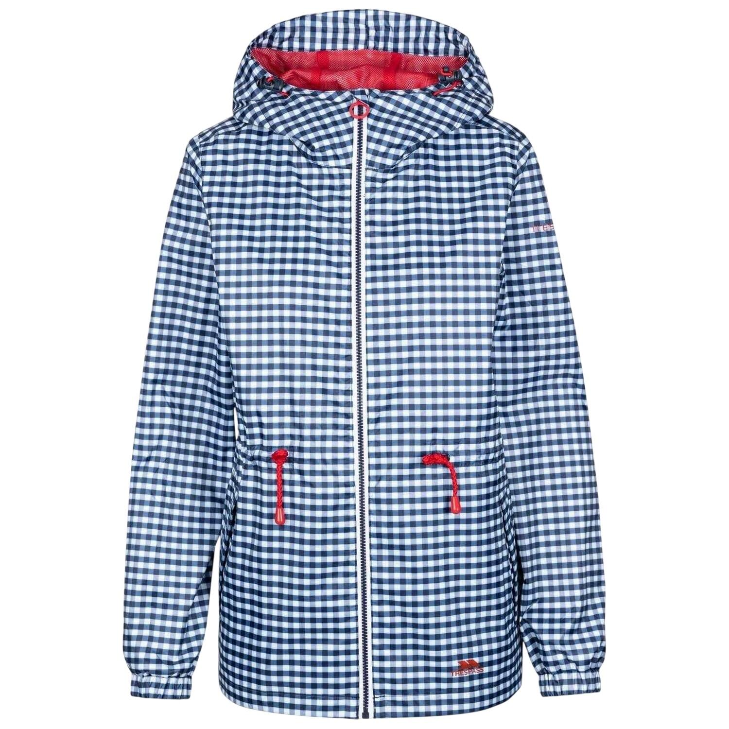 Trespass Womens/Ladies Niggle Gingham Raincoat