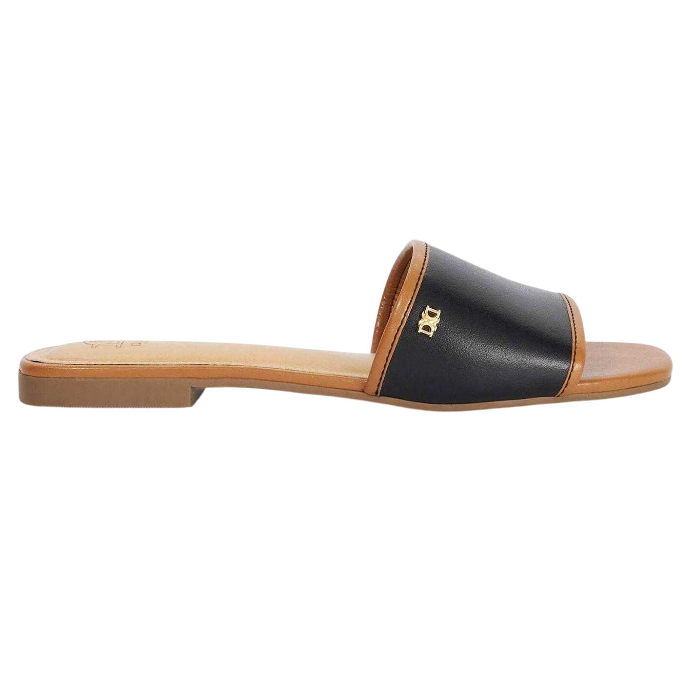 Dune London Womens/Ladies Laras Minimalist Leather Flat Sandals