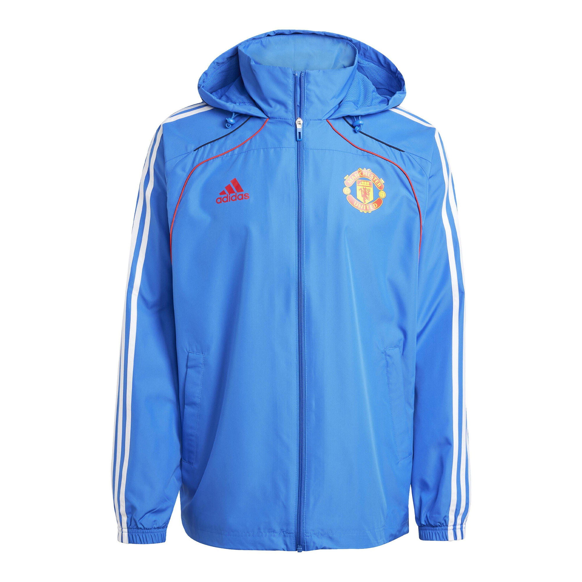 Adidas Mens Manchester United FC Hooded Jacket