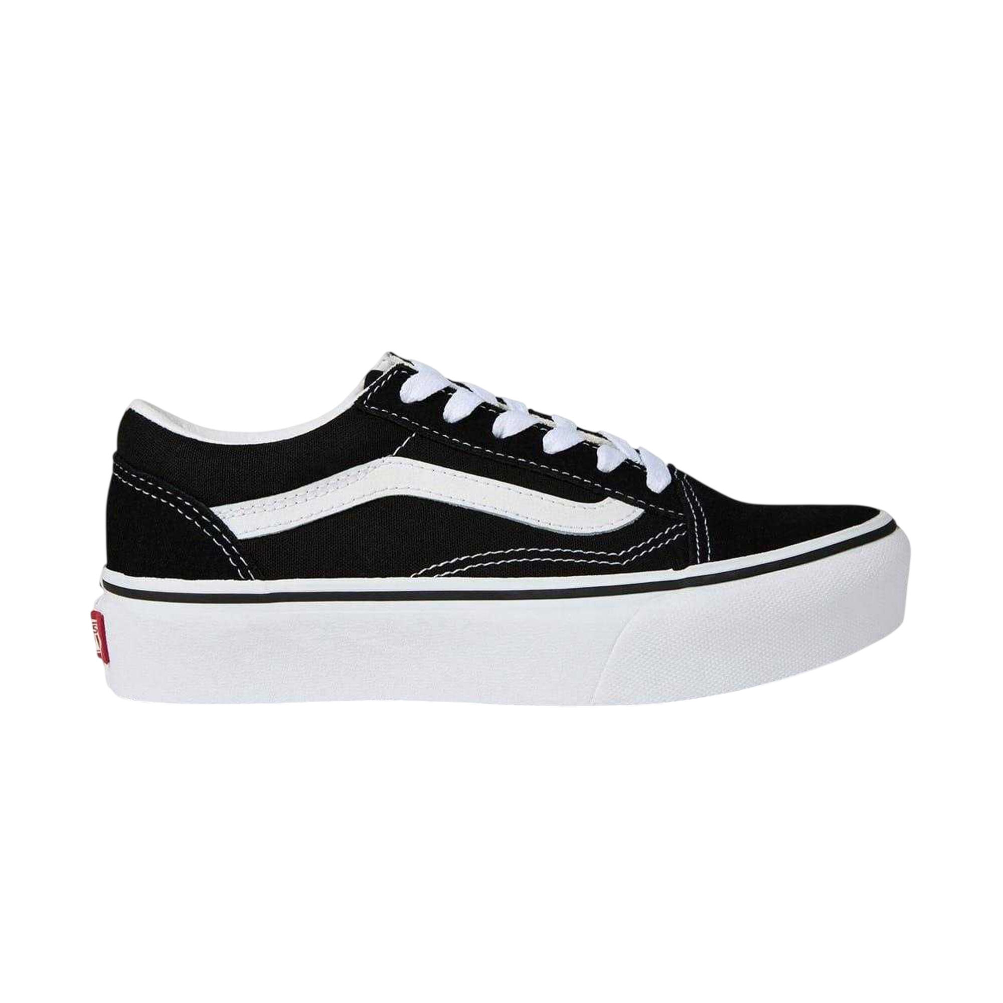 Vans Childrens/Kids Old Skool Side Stripe Platform Trainers
