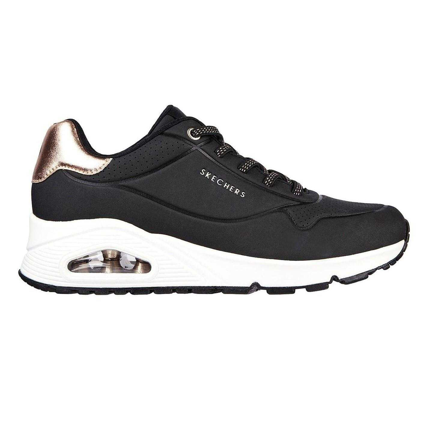 Skechers Womens/Ladies Stand On Air Leopard Print Trainers