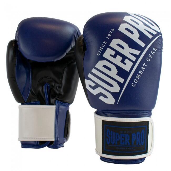 Guantes de boxeo - Rebel - Azul/Negro/Blanco