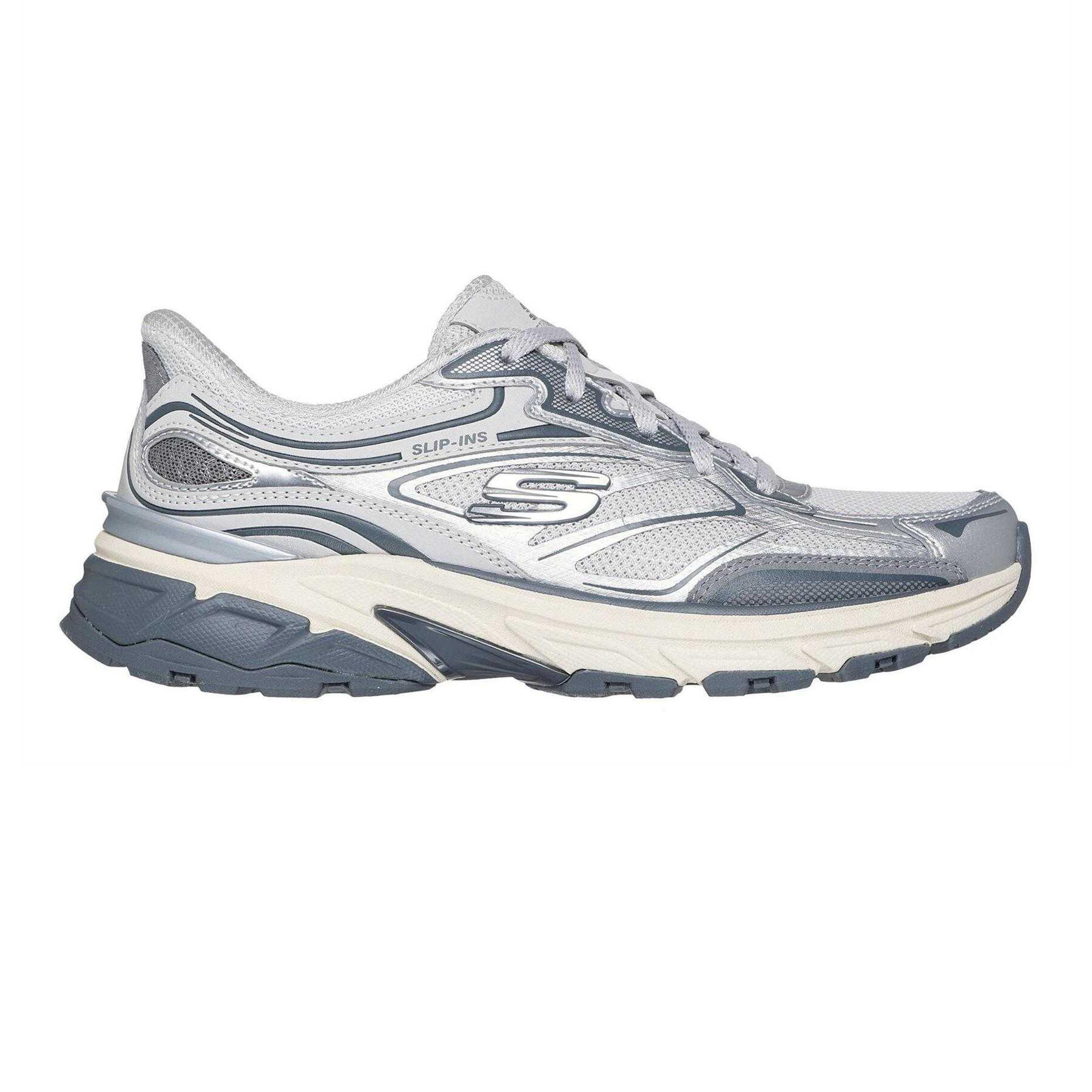 Skechers Womens/Ladies Stamina Metallic Detail Leather Trainers