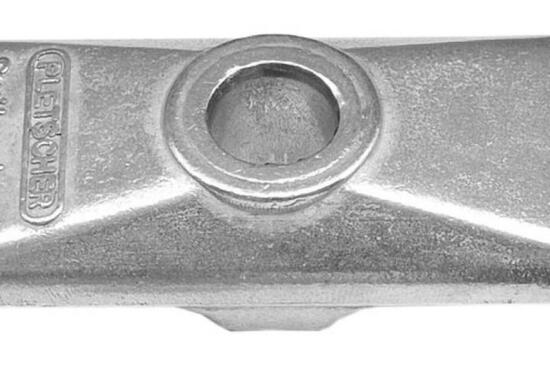 Esge plaque de serrage pour béquille F 7