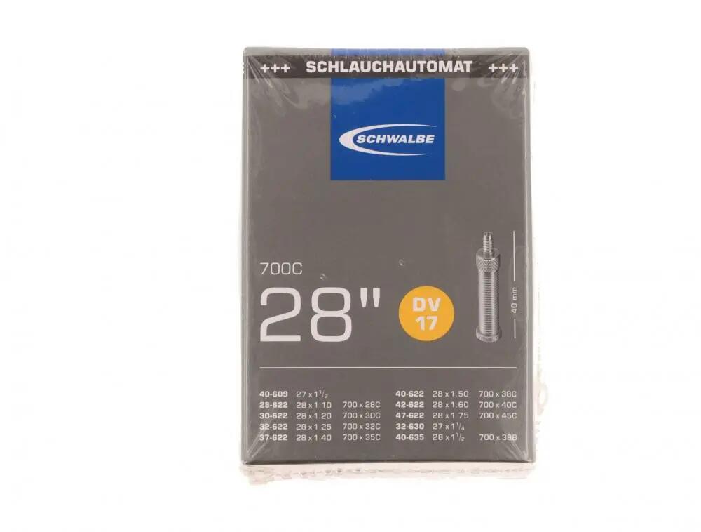 Camera d'aria SCHWALBE n.17 28–47-622/635 valvola DV 40 mm 3/3