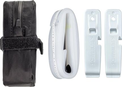 Schwalbe Saddle Bag Slim Satteltasche + Aerothan Schlauch 700x28/35 mm (Presta 8