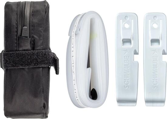 Schwalbe Saddle Bag Slim Satteltasche + Aerothan Schlauch 700x28/35 mm (Presta 8
