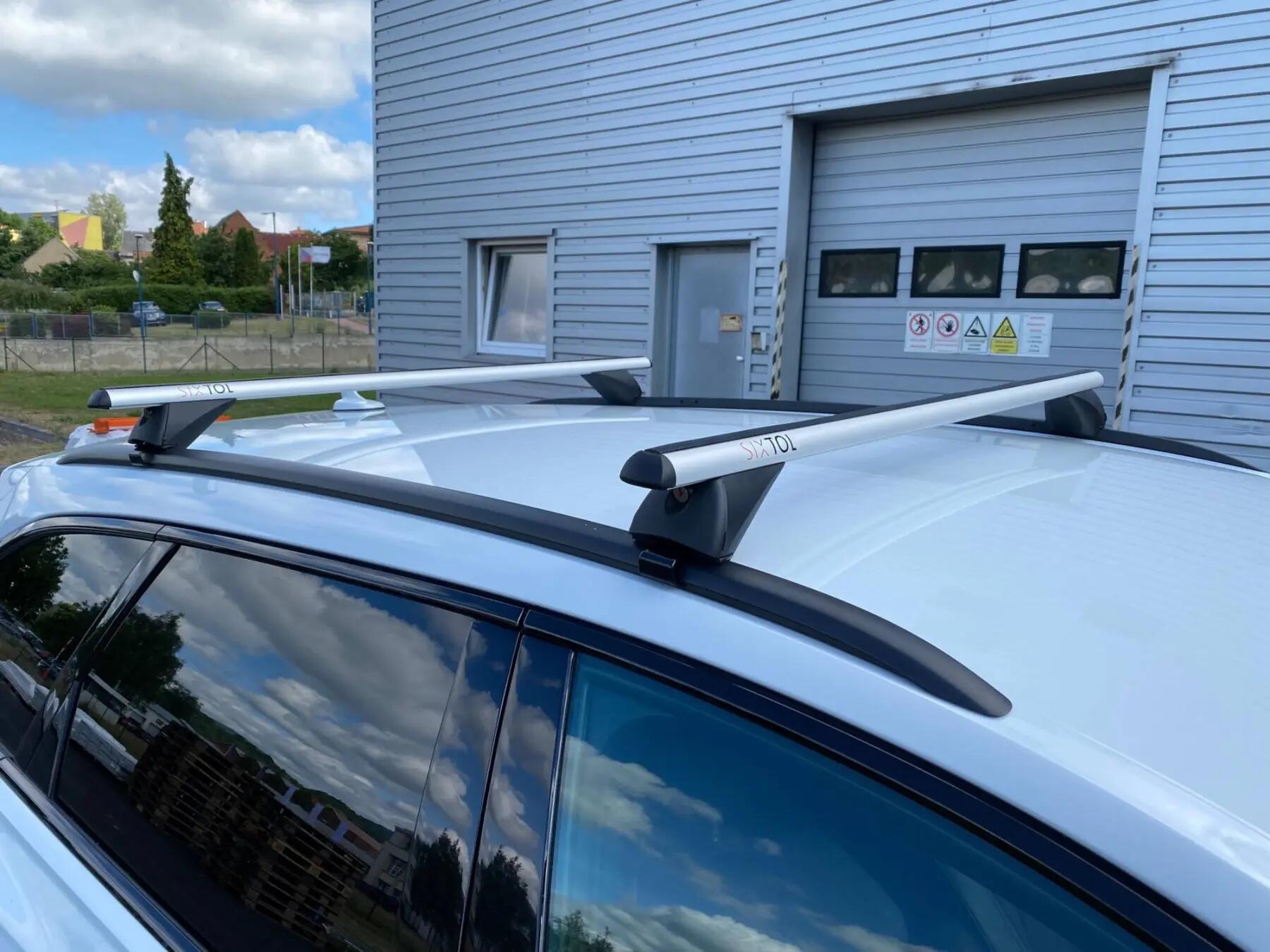 Příčný nosník se zámkem hliníkový ROOF RACK IN 1, 120cm, nosnost 90kg SIXTOL 7/7