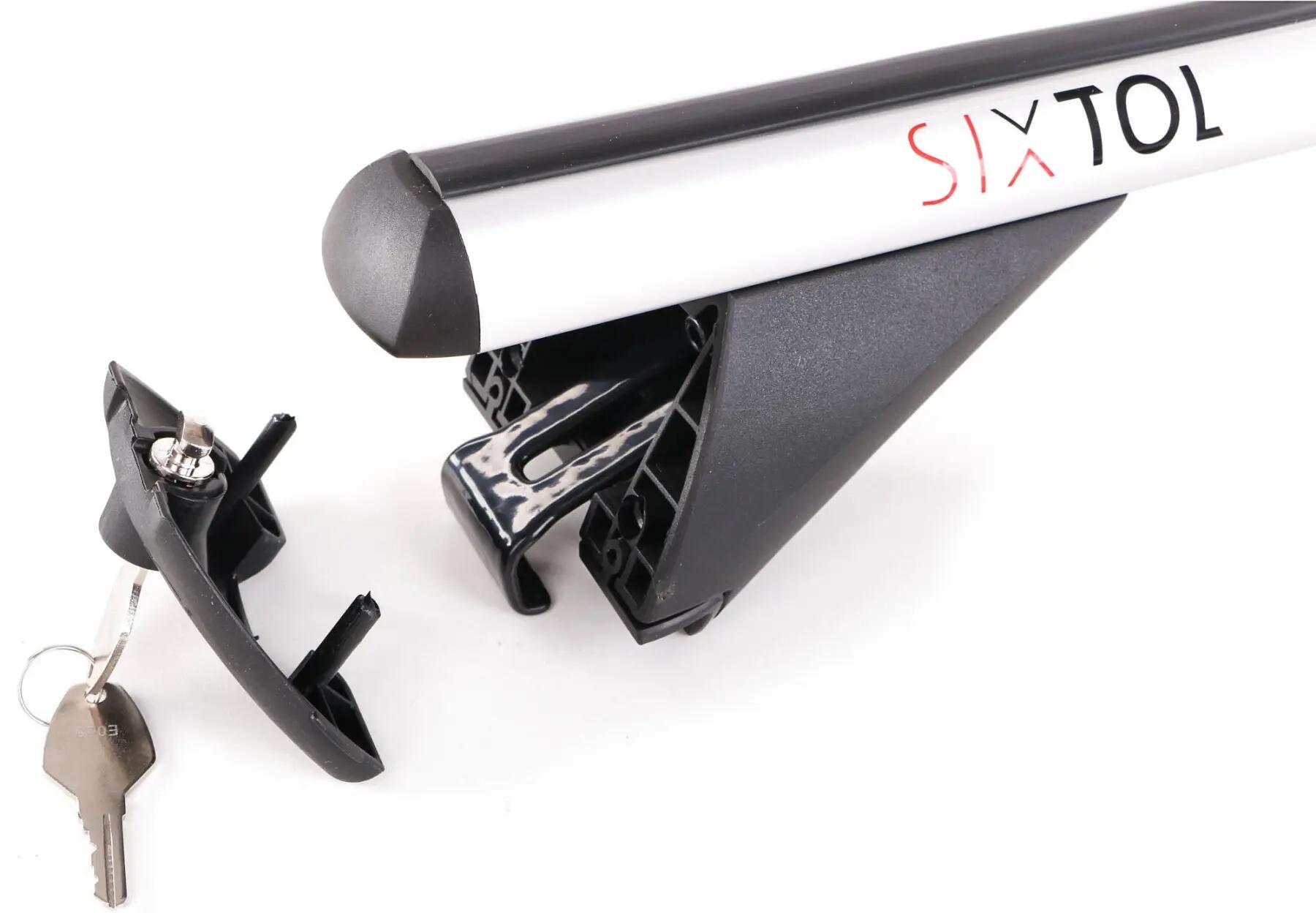 Příčný nosník se zámkem hliníkový ROOF RACK IN 1, 120cm, nosnost 90kg SIXTOL 6/7