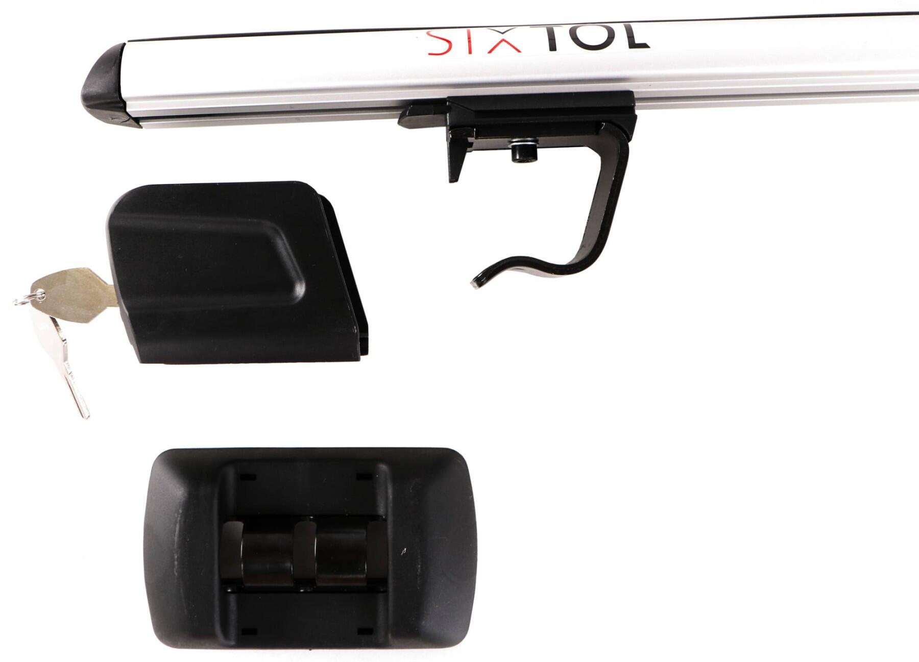 Příčný nosník se zámkem hliníkový ROOF RACK FIX 1, 120cm, nosnost 90kg SIXTOL 5/7