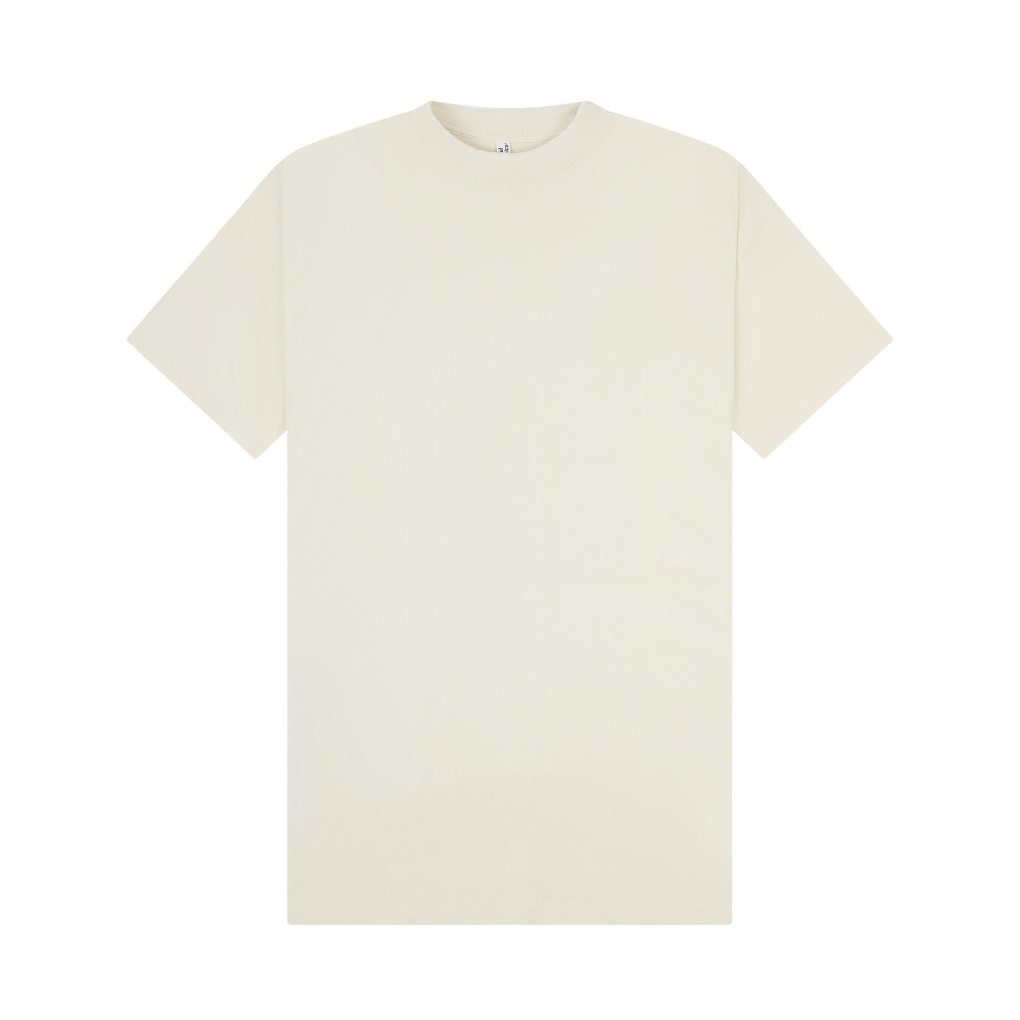 Casual Classics Unisex Adult Combed Ringspun Cotton Extended Neckline Oversized