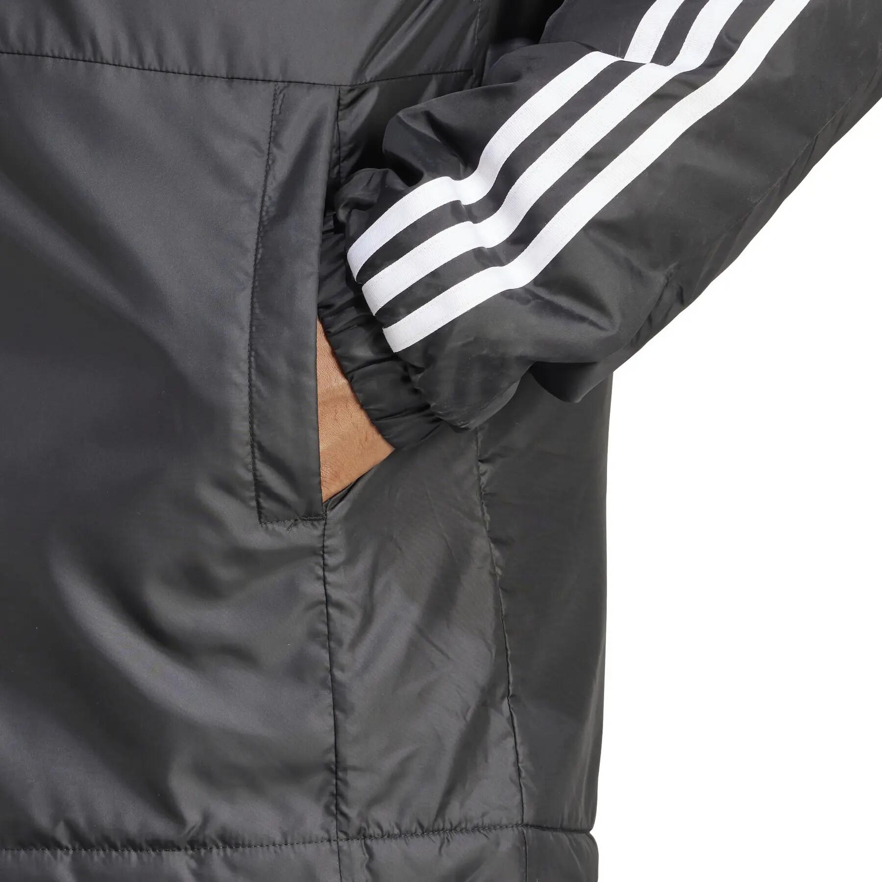 Kurtka Essentials 3-Stripes Insulated Hooded 5/6