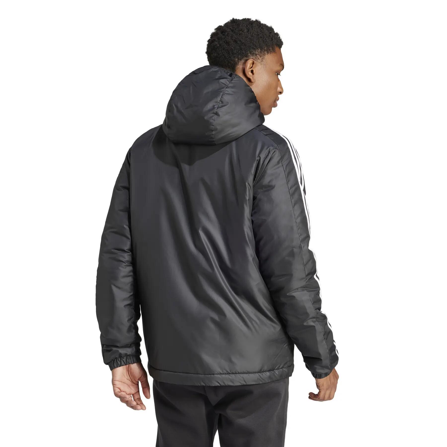 Kurtka Essentials 3-Stripes Insulated Hooded 3/6