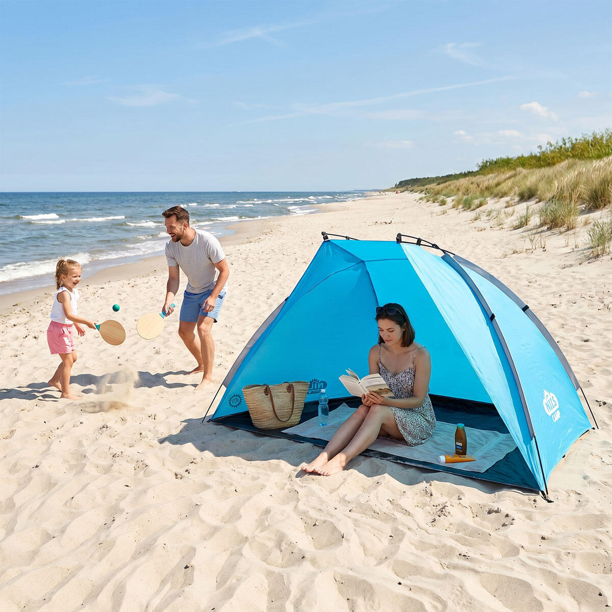 Tente de plage pliante au sol Nils Camp NC3039 9/10