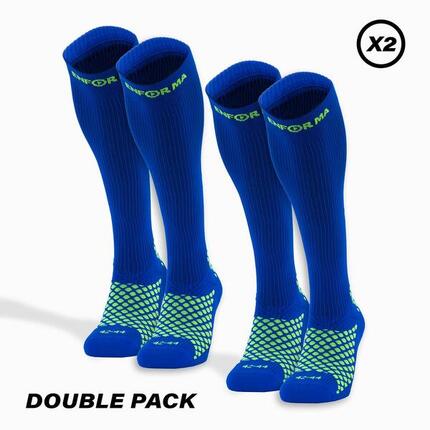 Gran Canaria chaussettes de running à compression lot de 2, compression élevée