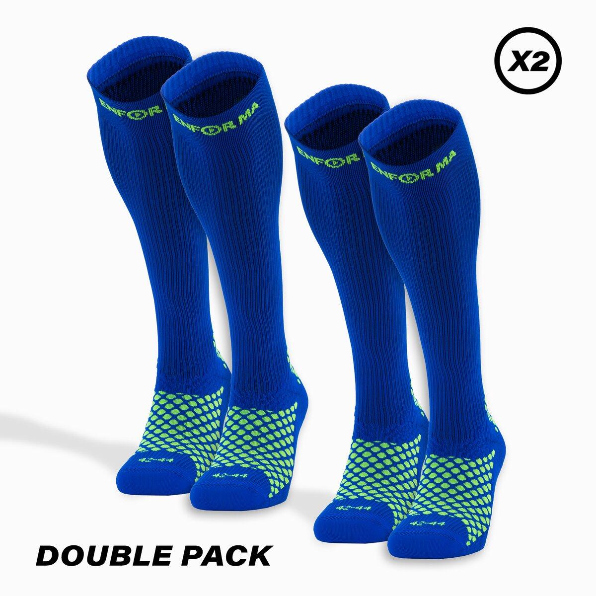 Gran Canaria kompressions-laufsocken Doppelpack, hohe Kompression antibakteriell