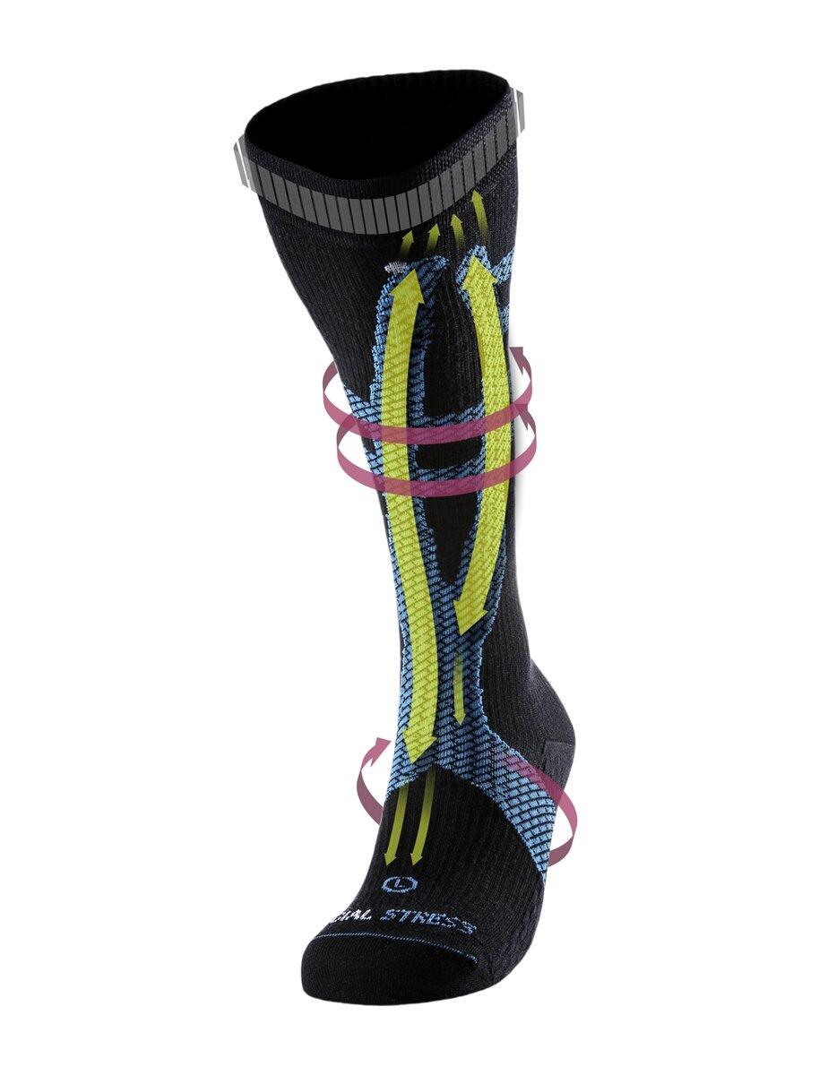Tibial Stress kompressions-tapesocken, Schienbein Prävention Taping 6/7