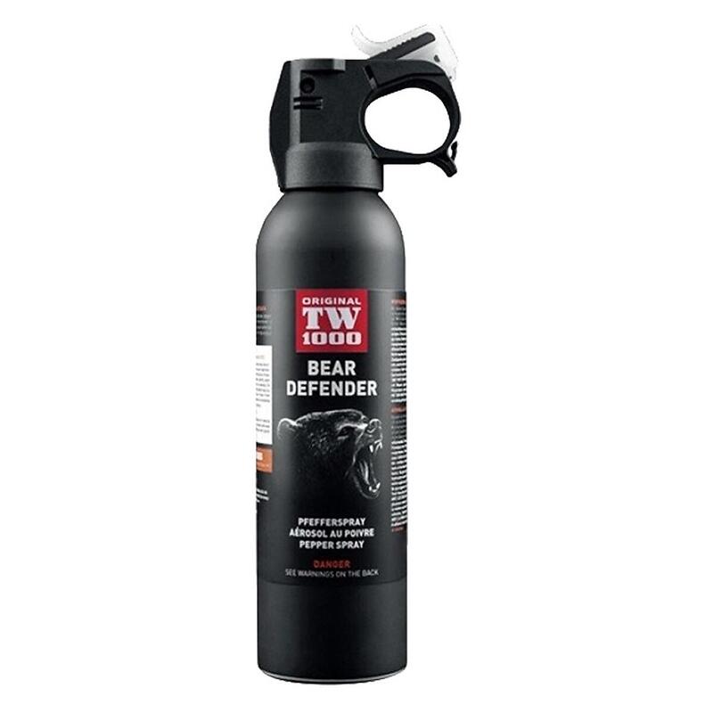 Kit impotriva ursilor, spray cu piper Bear Defender TW1000, si husa