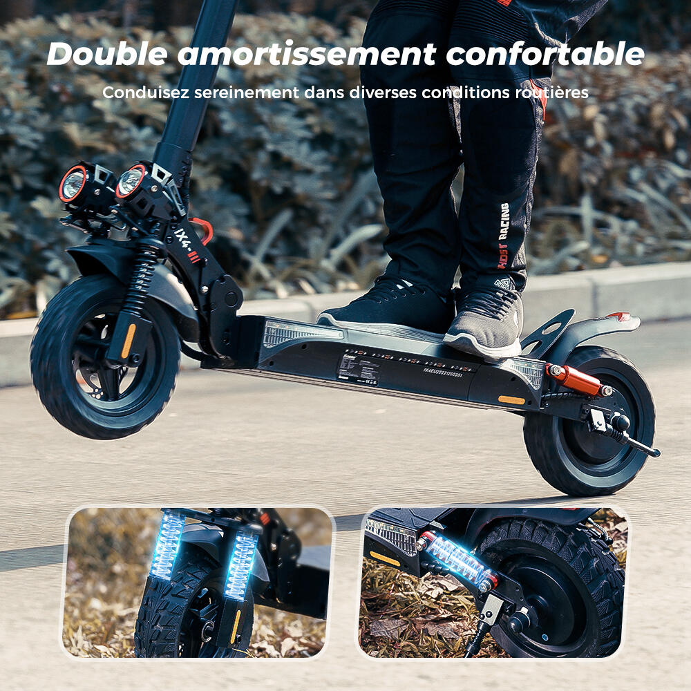 Adulte Mobilité urbaine Trottinette électrique tout-terrain autonomie 45 km 4/12