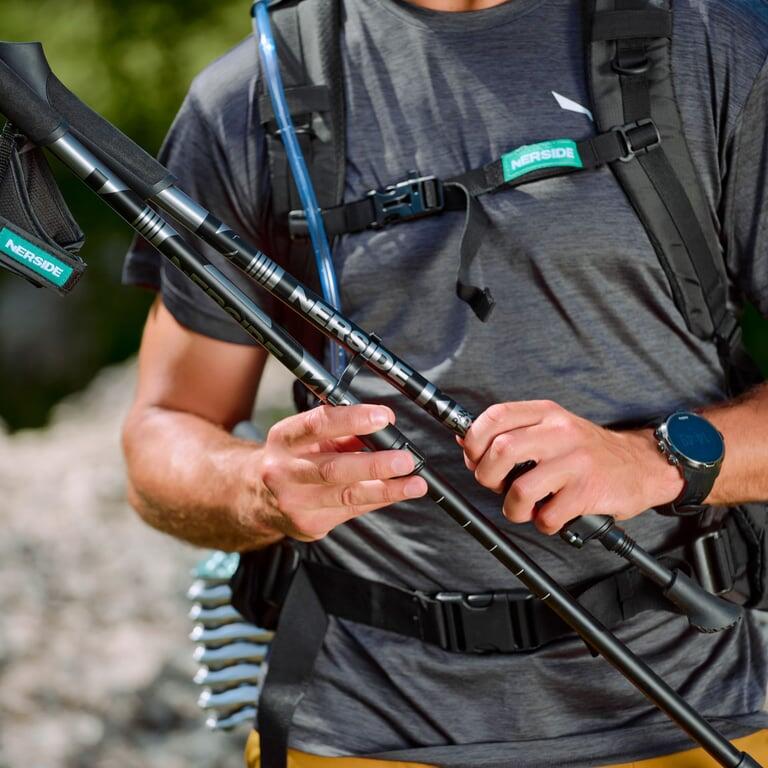 NERSIDE Kije nordic walking NS6001TPBK Alpana czarny 4/7