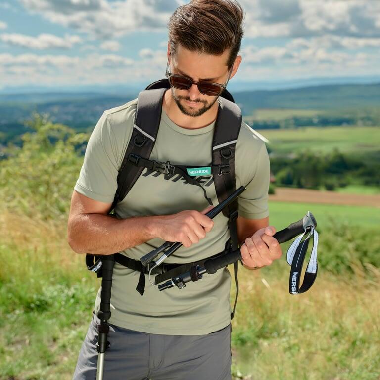 NERSIDE Kije trekkingowe NS7001TPBK Himala czarny 2/7