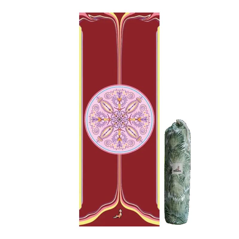 Mandala Serisi 4.1 mm Now-Here Doğal Kauçuk Kaydırmaz Yoga Matı