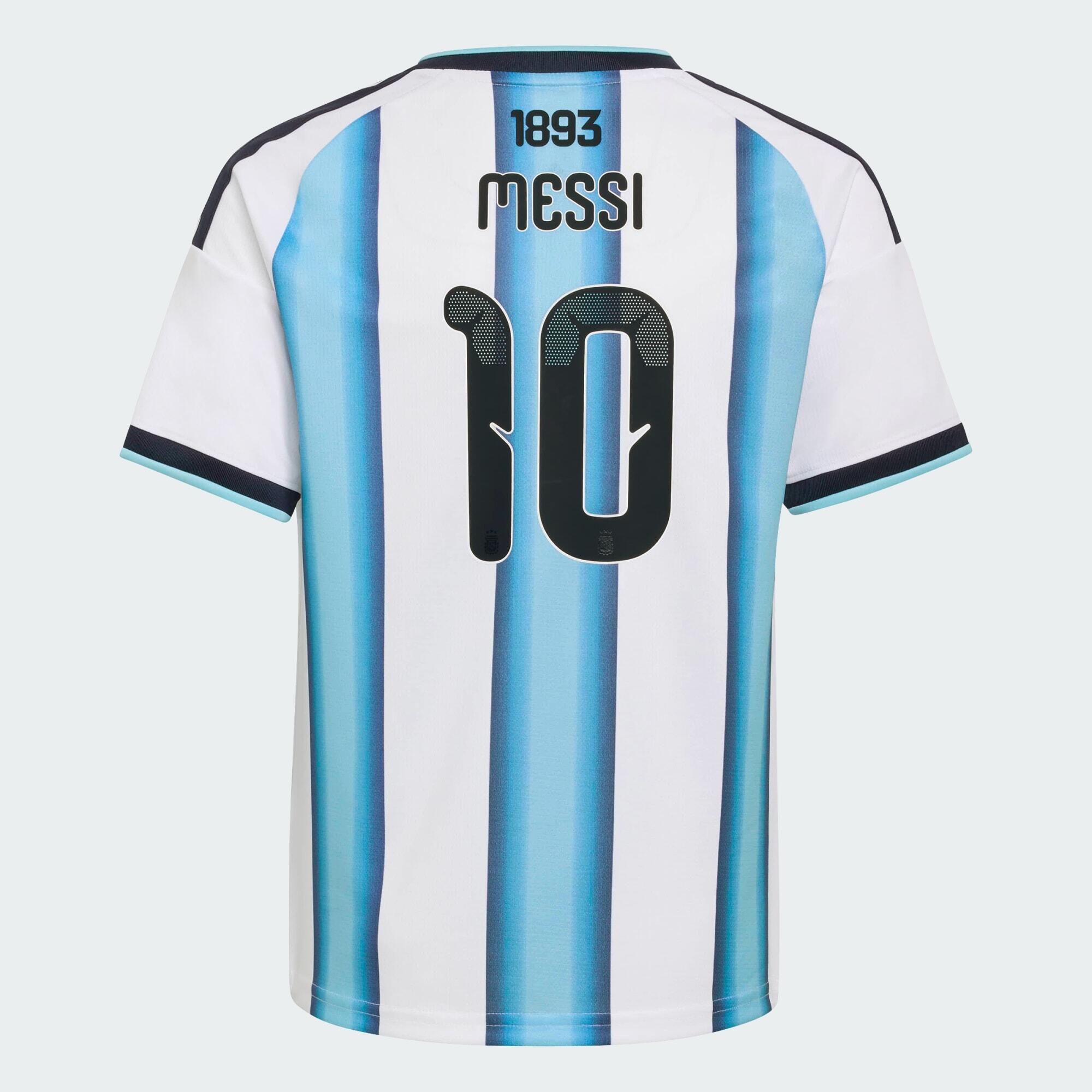 Dziecięca koszulka domowa Argentyna 26 Messi 6/7