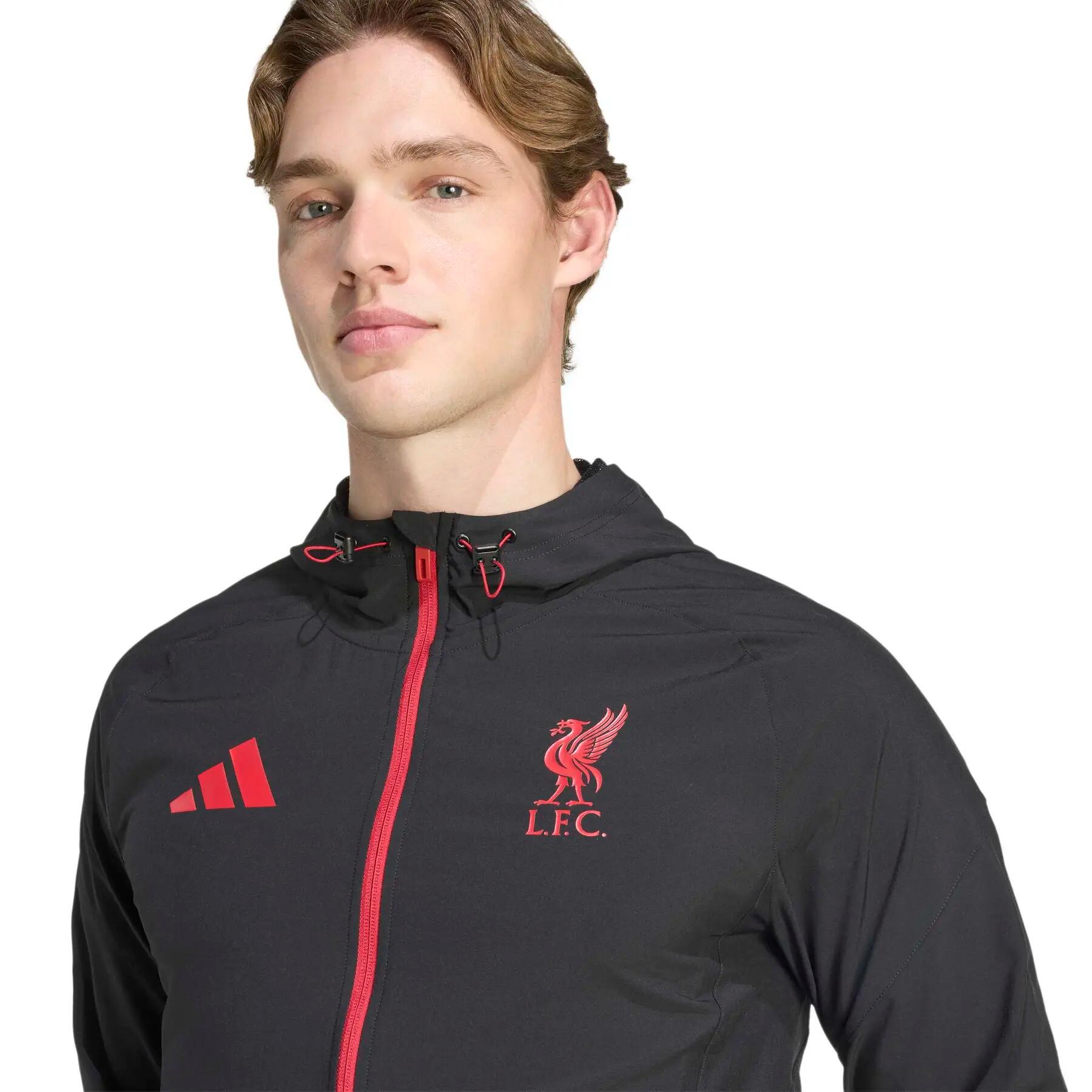 FC Liverpool Tiro 25 Competition Vis Tech Travel Jacke 6/7