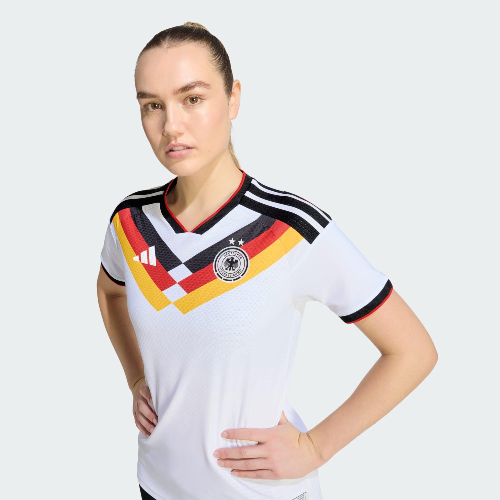Duitsland 26 Vrouwen Team Authentiek Thuisshirt 5/8