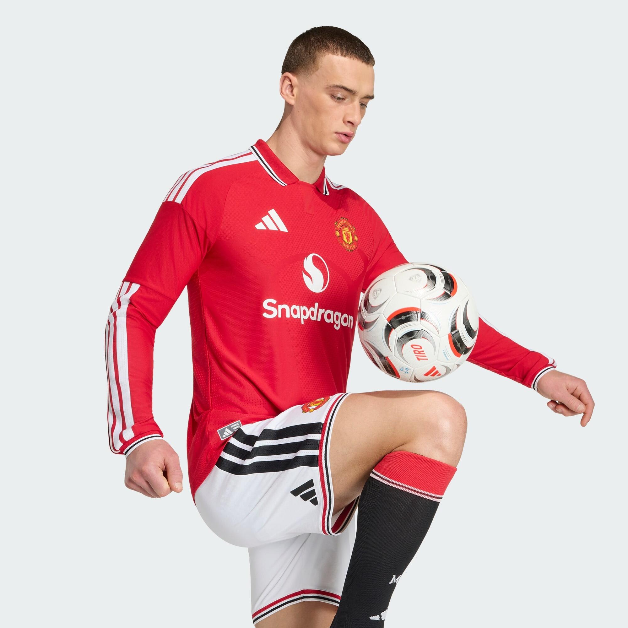 Manchester United 26/27 Authentic Heimtrikot, langärmelig 6/7