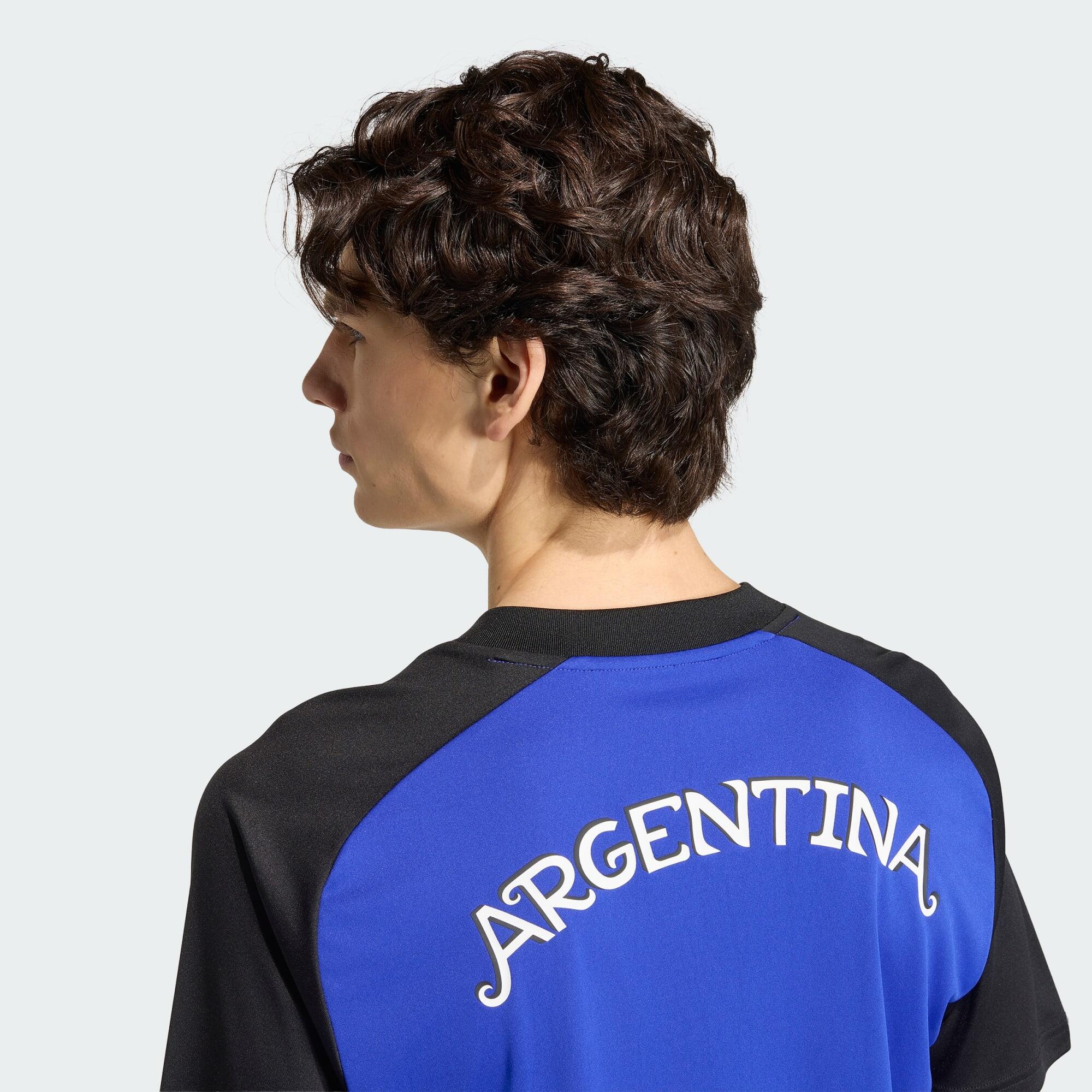 Camiseta calentamiento Argentina 26 segunda equipación 5/8