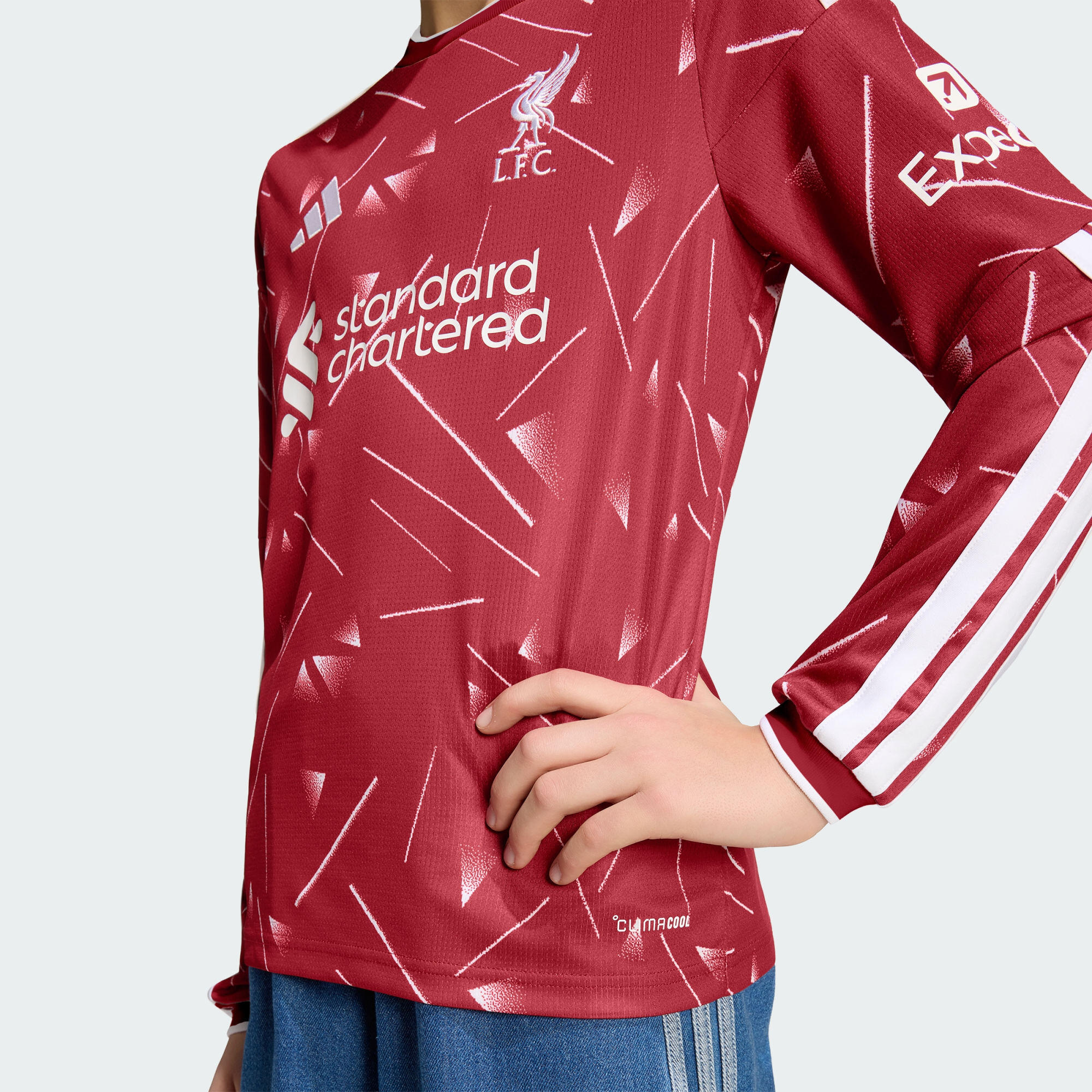 Koszulka podstawowa dla dzieci Liverpool FC 26/27 z długim rękawem 5/7