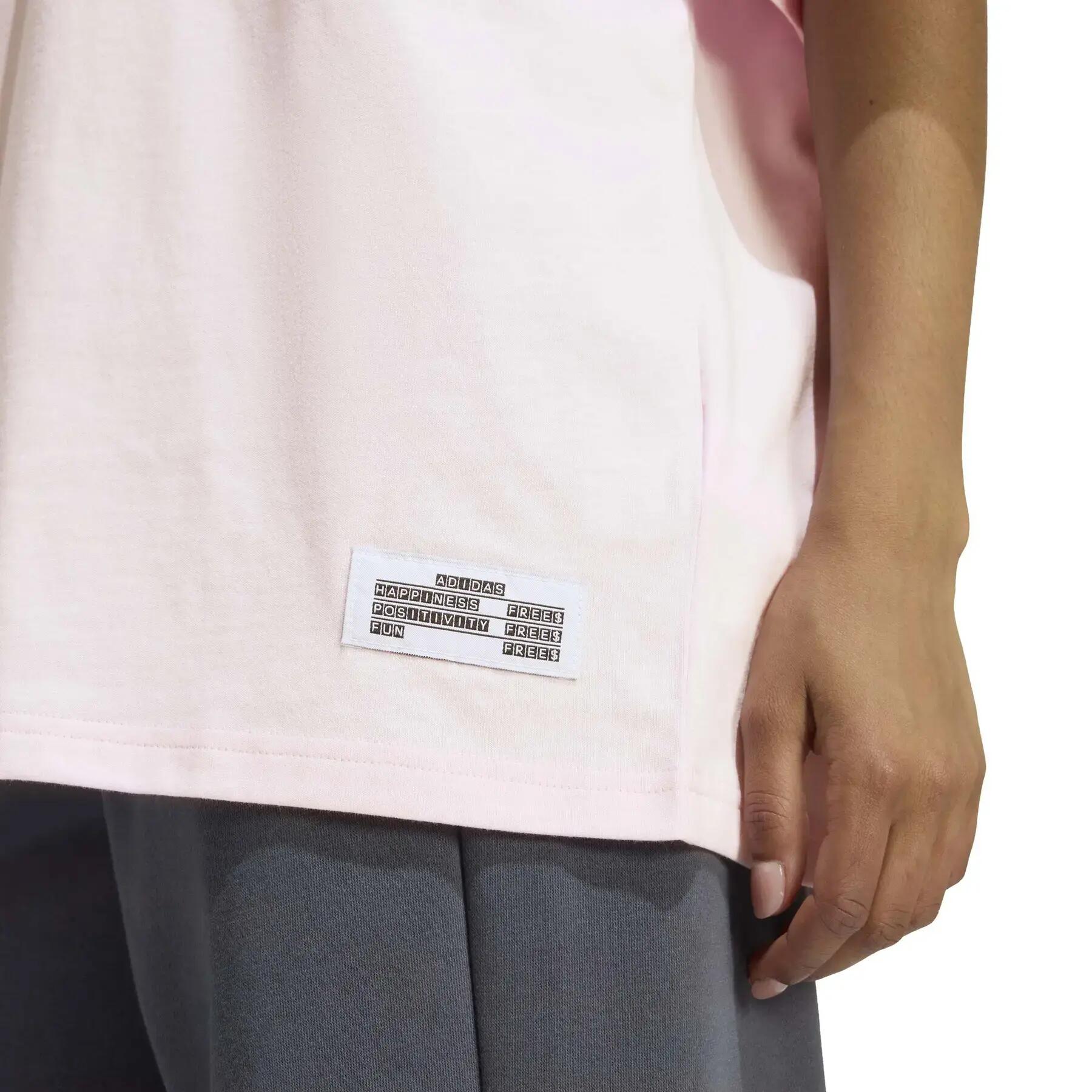 T-SHIRT GRAFICA OVERSIZE CON MINI RICAMO 6/7