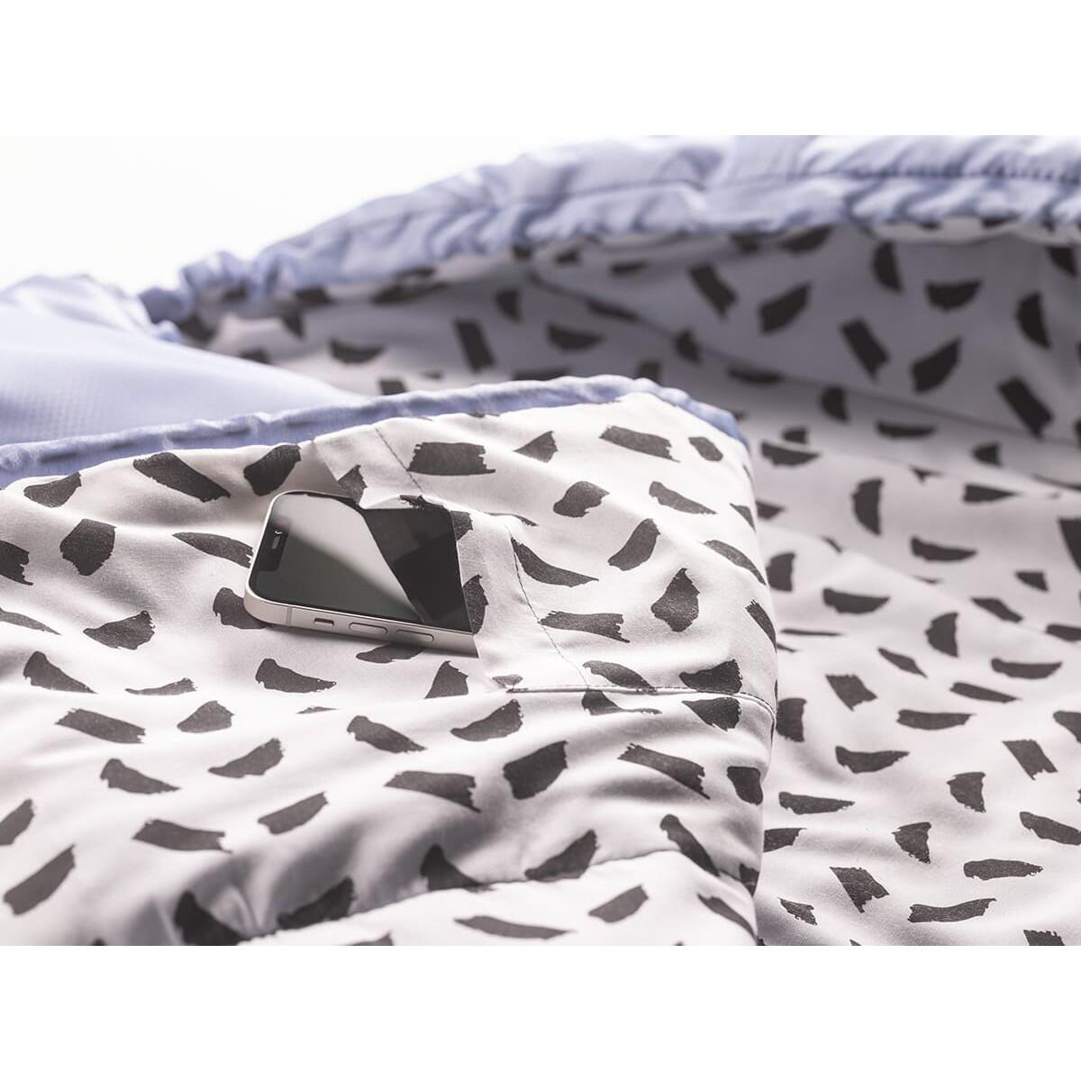 Saco de dormir Iceland - acoplable - 220(190+30) x 80 cm - bolsa transporte 6/12
